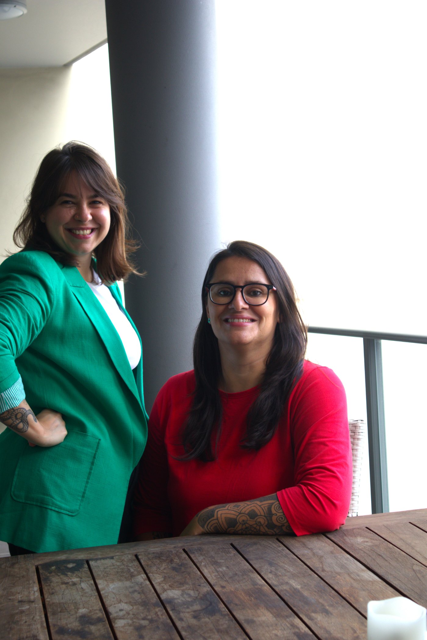 Bianca Basilio, Founder and CEO, and Mariana Almeida, Strategic Consultant, at WeFlow